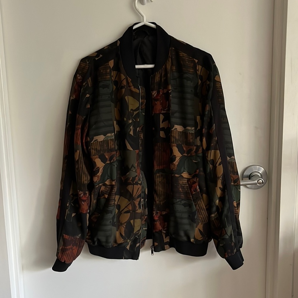 Zip Front Multicolor Top Man Jacket - image 1